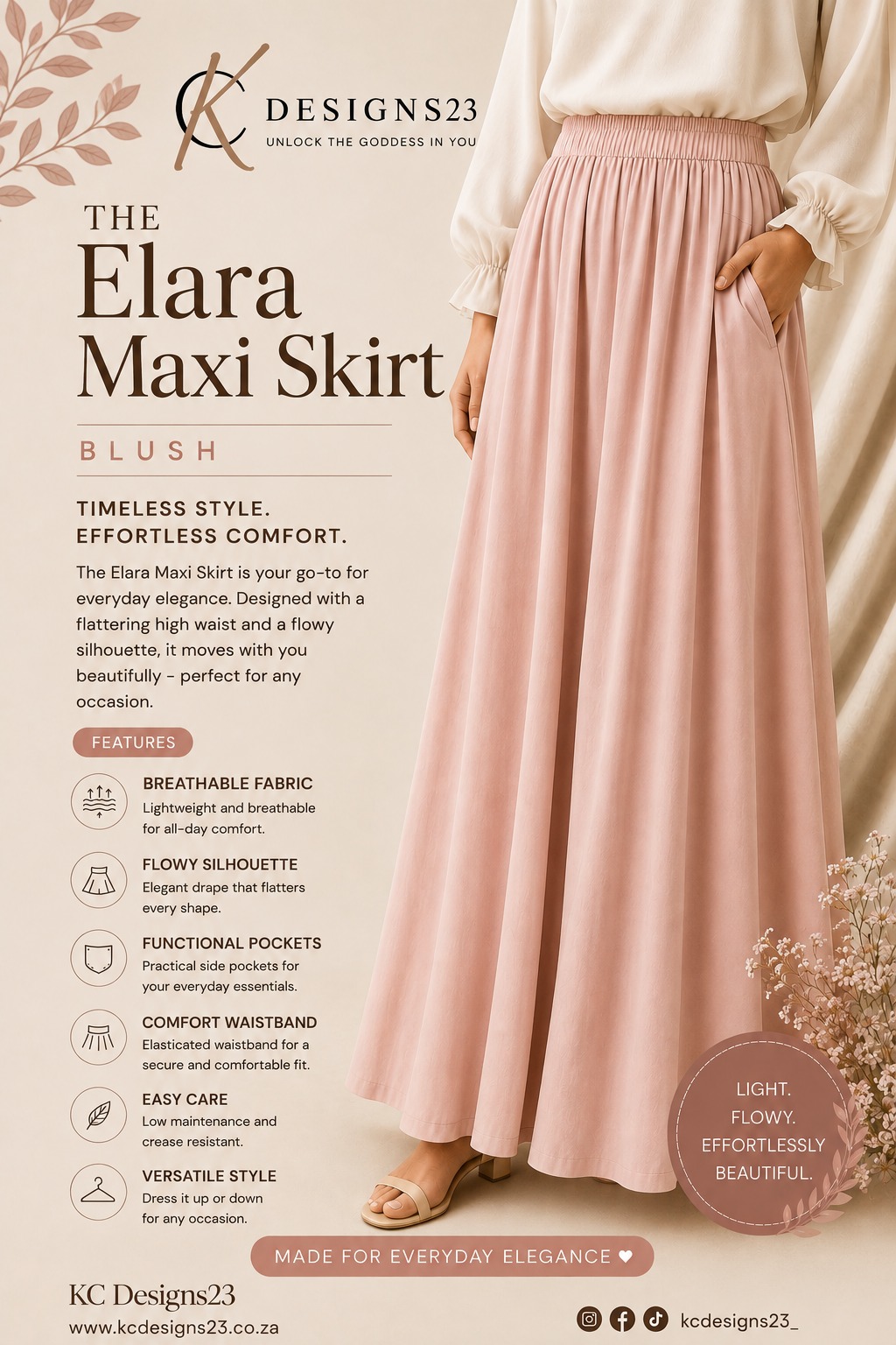 The Elara Maxi Skirt