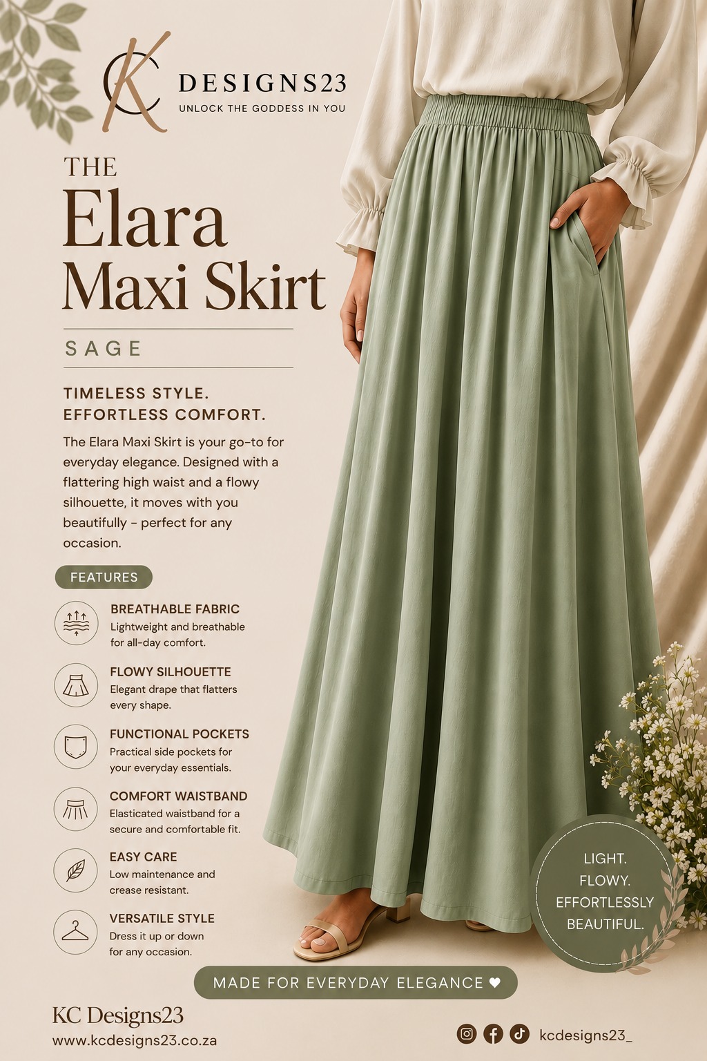 The Elara Maxi Skirt - Image 3