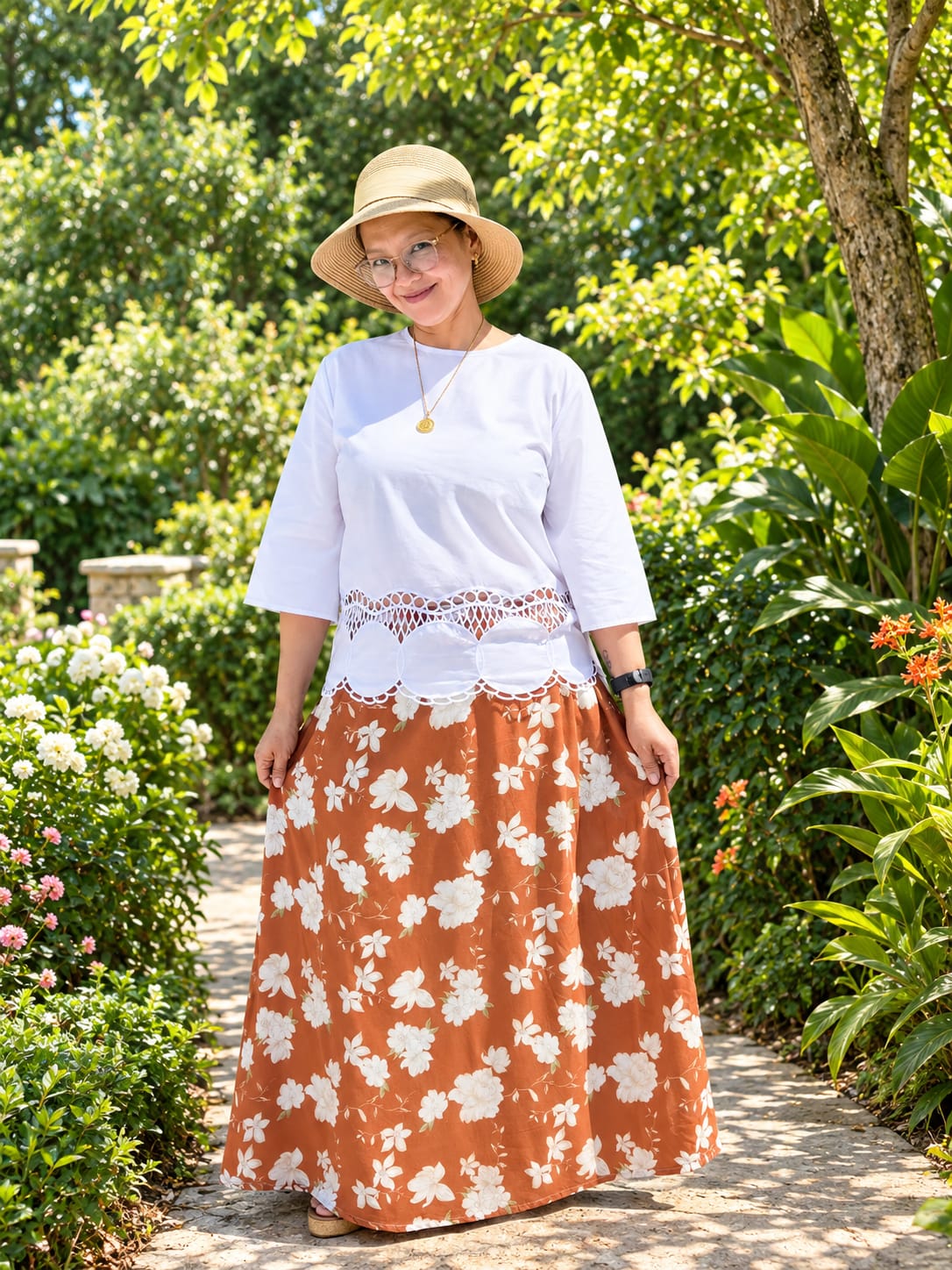 The Floral Maxi Skirt