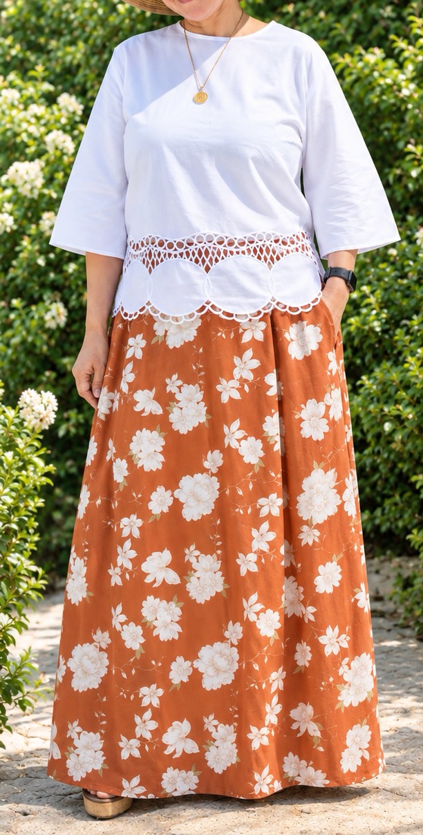 The Floral Maxi Skirt - Image 4